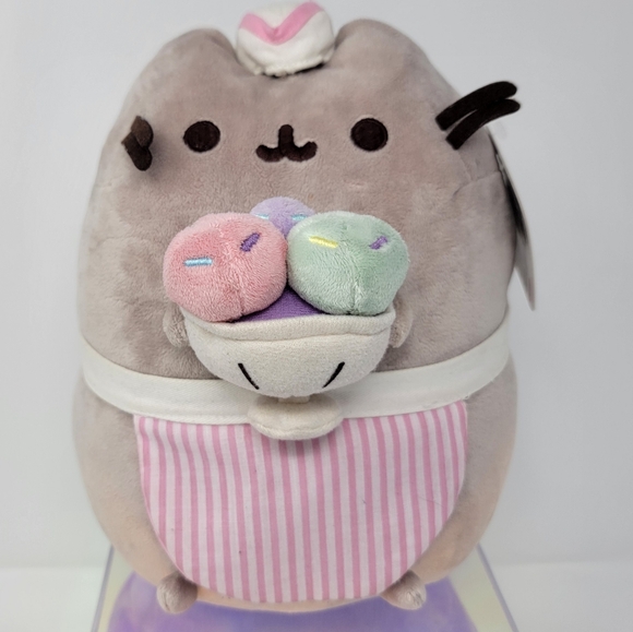 Pusheen | Toys | Rare Htf Claires Exclusive 95 Ice Cream Vendor Pusheen ...